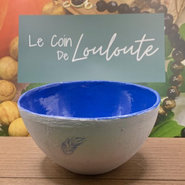 Grand bol bleu