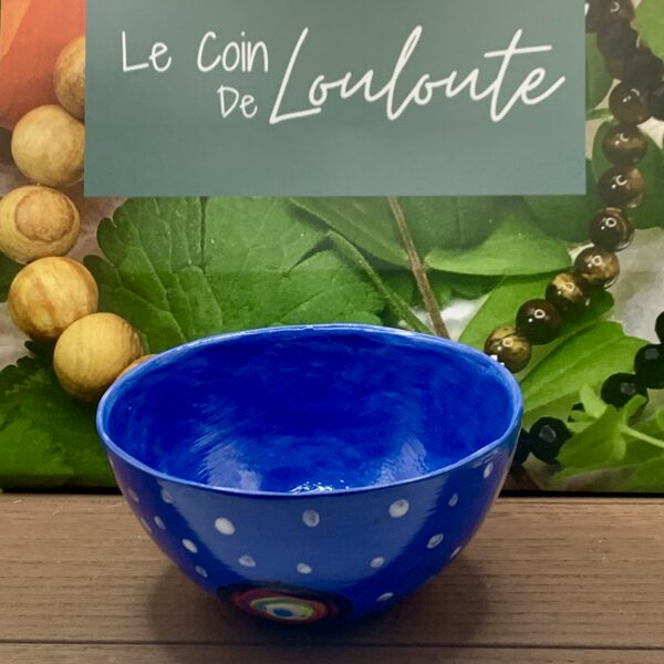 Grand bol bleu